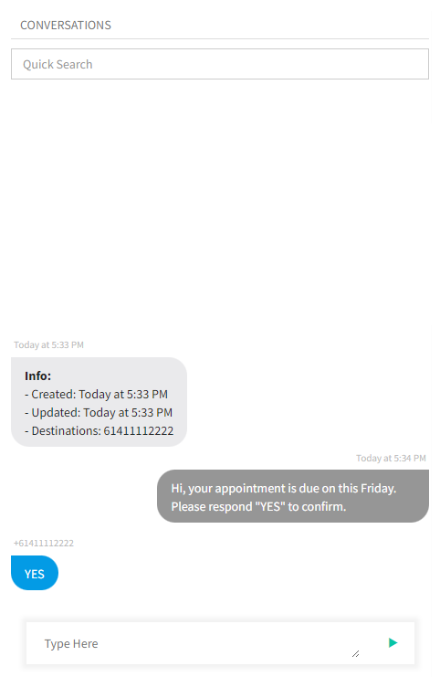 BestSMS: SMS Conversation Screenshot